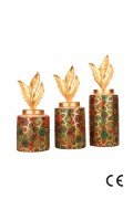 Lazoria Handmade Decorative Ceramic Set of 3 Vase