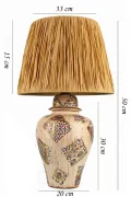 Asie Patterned Ceramic Lampshade Cream Buy Asie Patterned Ceramic Lampshade Cream