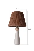 Amande Handmade Ceramic Lampshade Cream - Coffee Buy Amande Handmade Ceramic Lampshade Cream - Coffee
