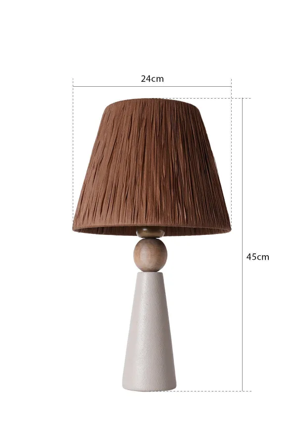 Amande Handmade Ceramic Lampshade Cream - Coffee Buy Amande Handmade Ceramic Lampshade Cream - Coffee