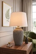 Jouer Handmade Ceramic Lampshade Gray White