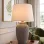 Jouer Handmade Ceramic Lampshade Gray White