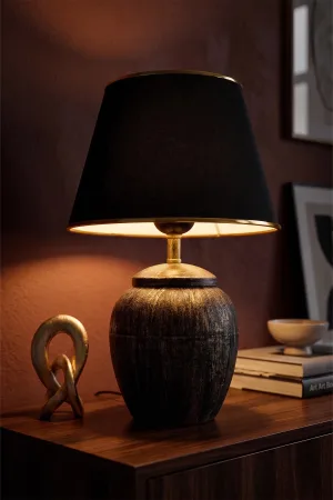 Miracle Ceramic Lampshade Black Gold Miracle Ceramic Lampshade Black Gold