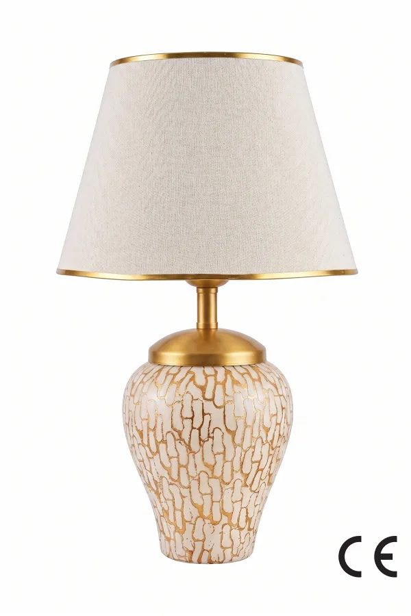 Gloire Handmade Ceramic Lampshade Powder White
