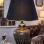 Sinope Ceramic Lampshade Gold Black
