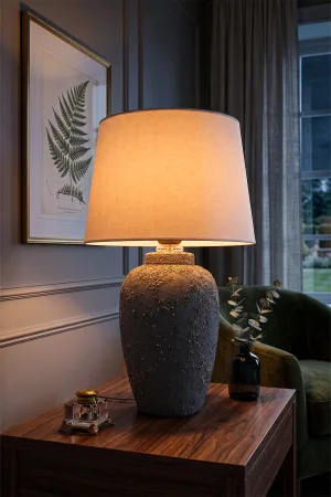 Jouer Handmade Ceramic Lampshade Gray White Jouer Handmade Ceramic Lampshade Gray White