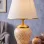 Gloire Handmade Ceramic Lampshade Powder White