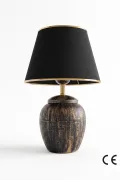Miracle Ceramic Lampshade Black Gold