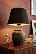 Miracle Ceramic Lampshade Black Gold