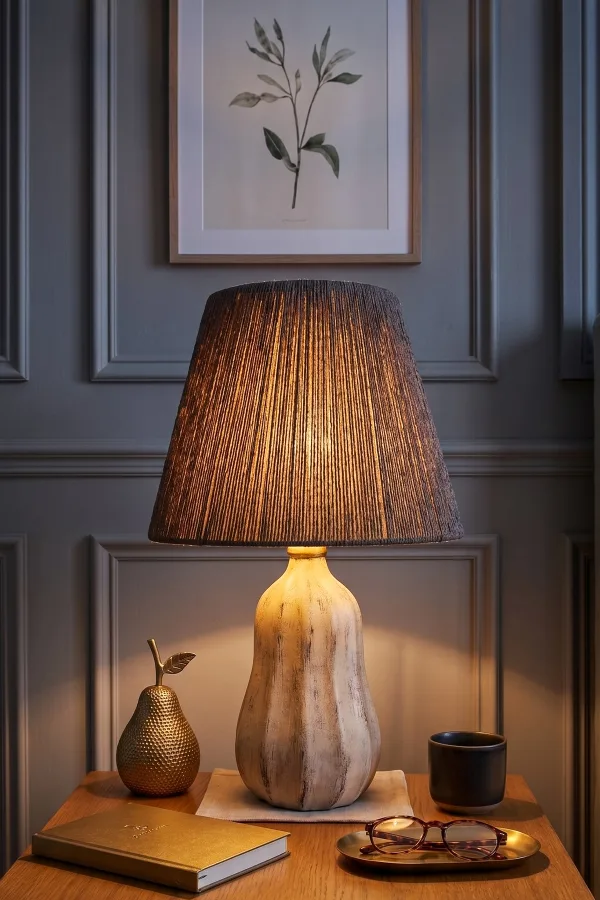 Faire Handmade Ceramic Lampshade Gray