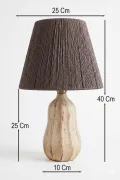 Faire Handmade Ceramic Lampshade Gray