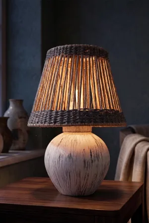 Pauvre Ceramic Lampshade Cream Antique
