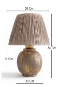 Lunora Handmade Decorative Ceramic Lampshade