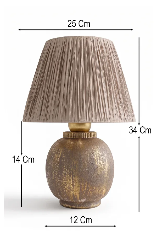 Lunora Handmade Decorative Ceramic Lampshade