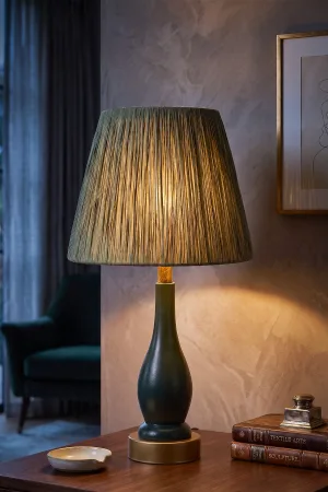 Pimenter Handmade Wooden Lampshade Khaki Green Pimenter Handmade Wooden Lampshade Khaki Green