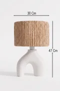 Droite Handmade Ceramic Lampshade White Wicker Buy Droite Handmade Ceramic Lampshade White Wicker