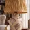 Asie Patterned Ceramic Lampshade Cream