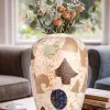 Courir Handmade Ceramic Patterned Vase