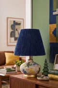 Mondo Potele Handmade Ceramic Lampshade Navy Blue Buy Mondo Potele Handmade Ceramic Lampshade Navy Blue