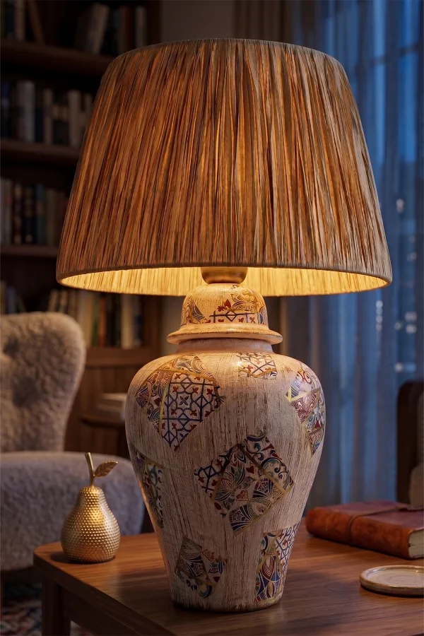 Asie Patterned Ceramic Lampshade Cream Buy Asie Patterned Ceramic Lampshade Cream