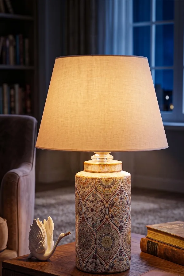 Damora Handmade Dekoratif Seramik Abajur Gözat