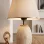 Fonce Handmade Ceramic Lampshade Cream Gold