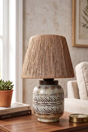 Juin Handmade Ceramic Lampshade Brown