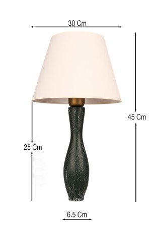 Forenza Handmade Dekoratif Ahşap Abajur