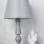 Raquette Wooden Lampshade Gray