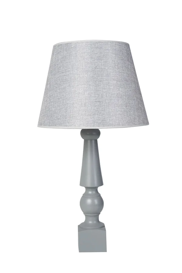 Raquette Wooden Lampshade Gray