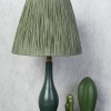 Pimenter Handmade Wooden Lampshade Khaki Green