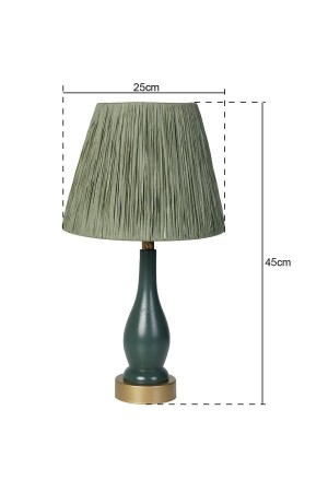Pimenter Handmade Wooden Lampshade Khaki Green