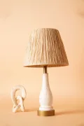 Palmier Wooden Lampshade - White