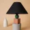 Tour Wooden Lampshade Black - Green - Tile - Light Grey