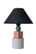Tour Wooden Lampshade Black - Green - Tile - Light Grey