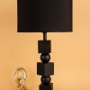 Malatia Wooden Lampshade Black