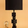 Malatia Wooden Lampshade Black