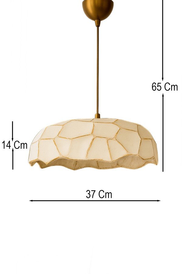 Terrond Handmade Karbon Beton Avize