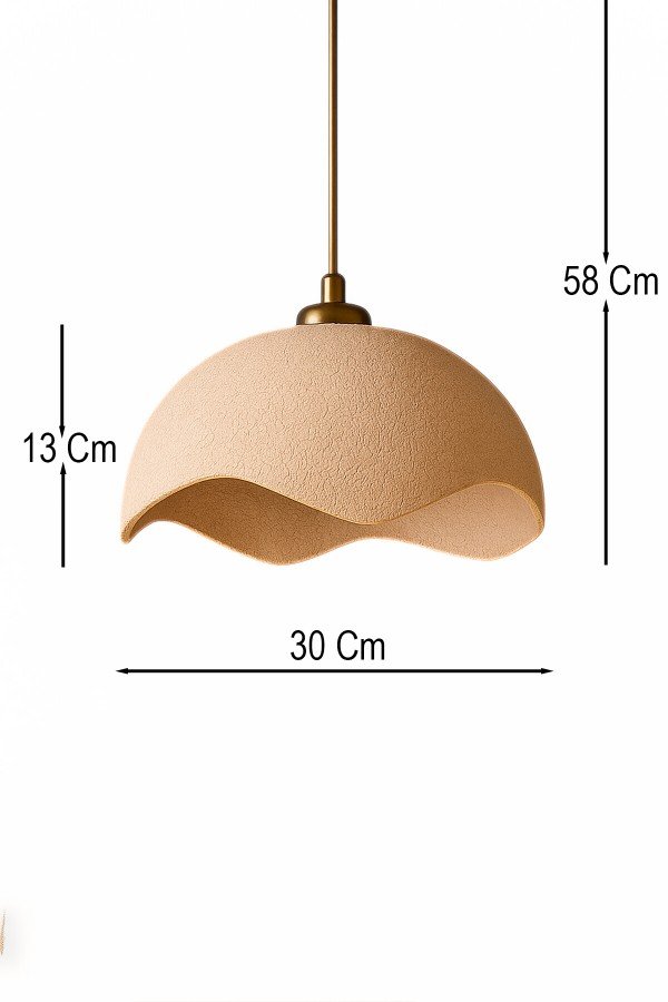 Teynor Handmade Karbon Beton Avize