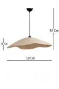 Travone Handmade Carbon Concrete Chandelier