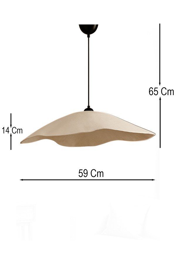 Travone Handmade Karbon Beton Avize