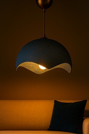 Zerion Handmade Karbon Beton Avize