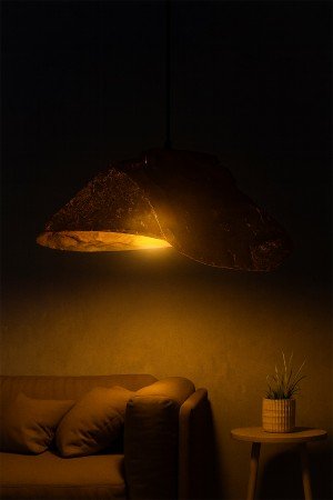 Vulkron Handmade Karbon Beton Avize