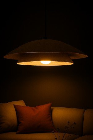 Twinora Handmade Karbon Beton Avize