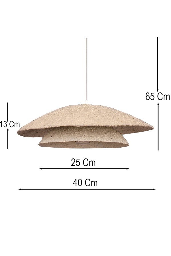 Twinora Handmade Karbon Beton Avize Gözat