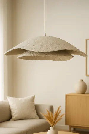 Dublestra Handmade Carbon Concrete Chandelier