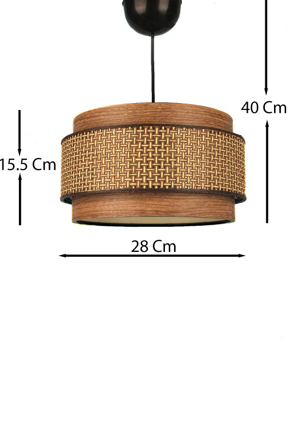 Perforated Single Pendant Chandelier