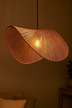 Charmelle Handmade Single Pendant Chandelier Mustard