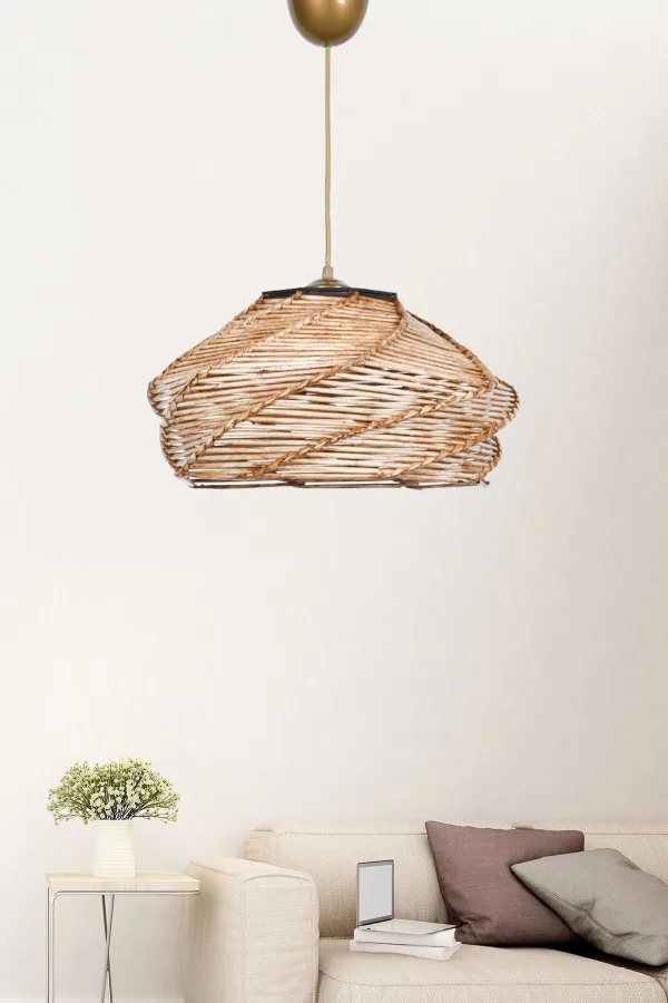 Ovale El Yapımı Natural Avize Gözat
