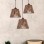 Pamie Antique 3 Piece Pendant Lamp with Tray